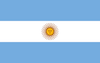 La bandera de Argentina en la Copa América 2021