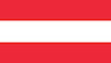 La bandera de Austria