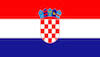 La bandera de Croacia