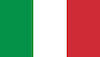 La bandera de Italia