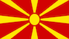 La bandera de Macedonia del Norte