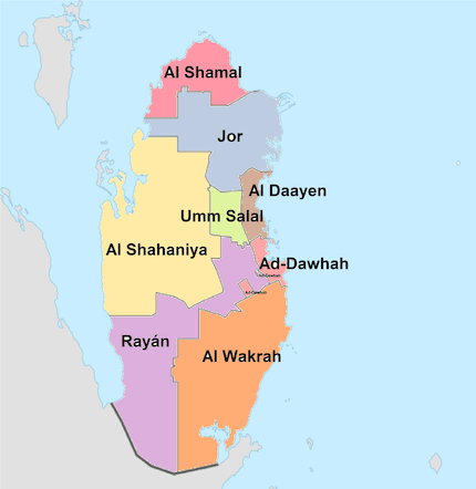 The venues of the 2022 Soccer World Cup in Qatar
