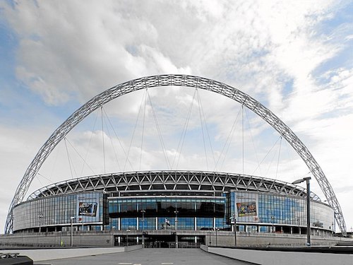 La sede de la Eurocopa 2021: el Estadio Wembley en Londres, Inglaterra