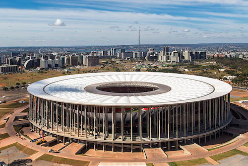 Estadio Mané Garrinchia Brasilia Sede de la Copa América 2021