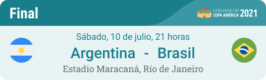 Pronóstico y cuotas para la final de la Copa América 2021 Argentina - Brasil