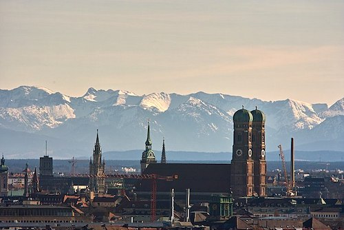 Foto panorámica de Múnich