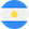 Bandera redonda de Argentina