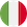 Bandera redonda de Italia