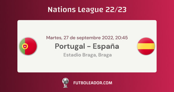 Pronóstico de apuestas para el partido Portugal vs. España de la Nations League - 27-09-2022