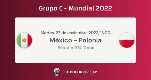 mexico vs polonia grupo c del mundial de qatar 2022