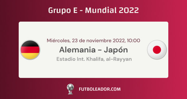 Pronóstico para el partido entre Alemania y Japón de la primera jornada de la fase de grupos del Mundial - 23.11/2022