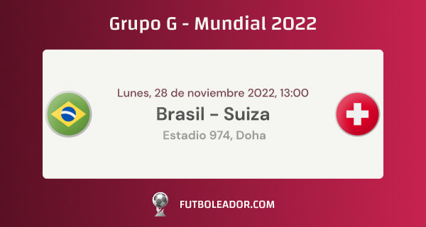 brasil suiza mundial 2022 fase de grupos