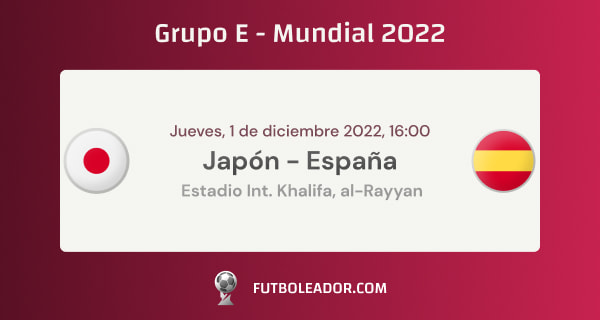 Previa y pronóstico Japón vs. España - Copa Mundial 2022 Grupo E 01.12.2022
