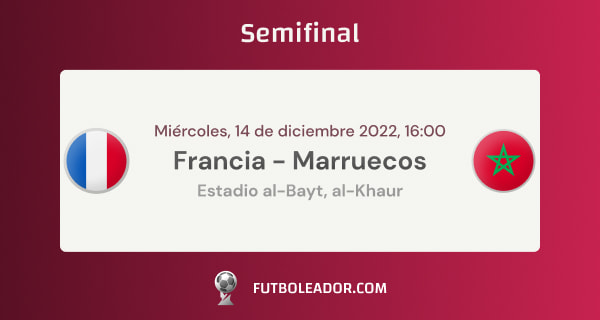 francia vs marruecos copa del mundo 2022