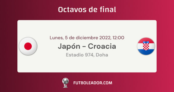 japon vs croacia octavos de final mundial 2022