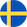 Bandera redonda de Suecia